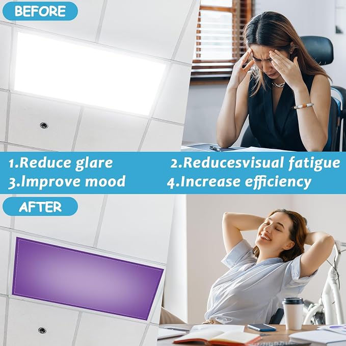 8 Pcs Fluorescent Light Covers - Image 3