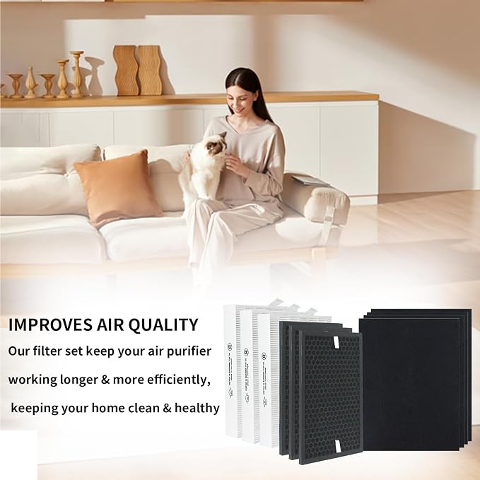 True HEPA Replacement Filter for Honeywell HPA5300B HPA5350 PowerPlus HPA3300 - Image 7