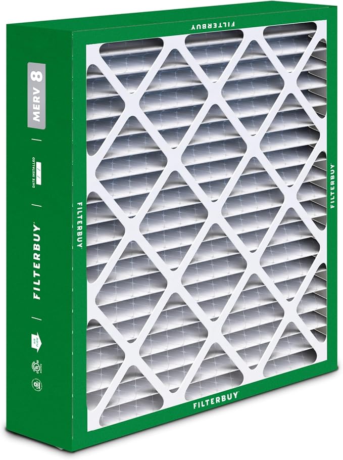 Filterbuy 20x25x6 Air Filter MERV 8 Essential Dust & Allergy Defense, Pleated - Image 9