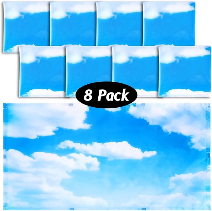 Patelai 8 Pack Fluorescent Light Covers by Patelai