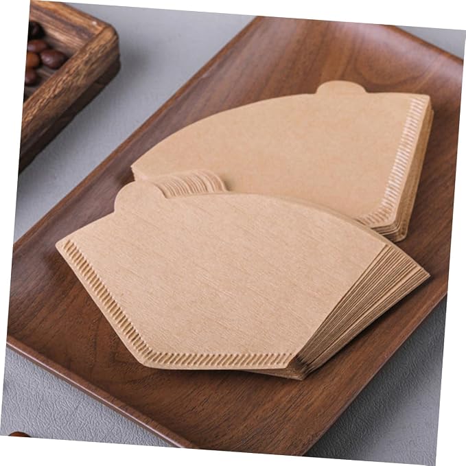 Luxshiny 200pcs Unbleached Disposable Coffee Filters - Image 6