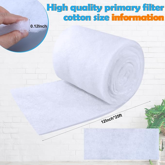300 x 12 inch Air Vent Filters Polyester Floor Vent Filter Cut to Fit Dust - Image 2
