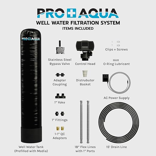 PRO+AQUA Heavy Duty Whole House Well Water Filter System - Image 6
