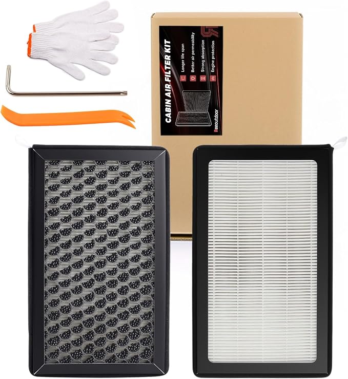 2-Pack Upgrade HEPA Cabin Air Filter Kit Activated Carbon Replacement - Image 9