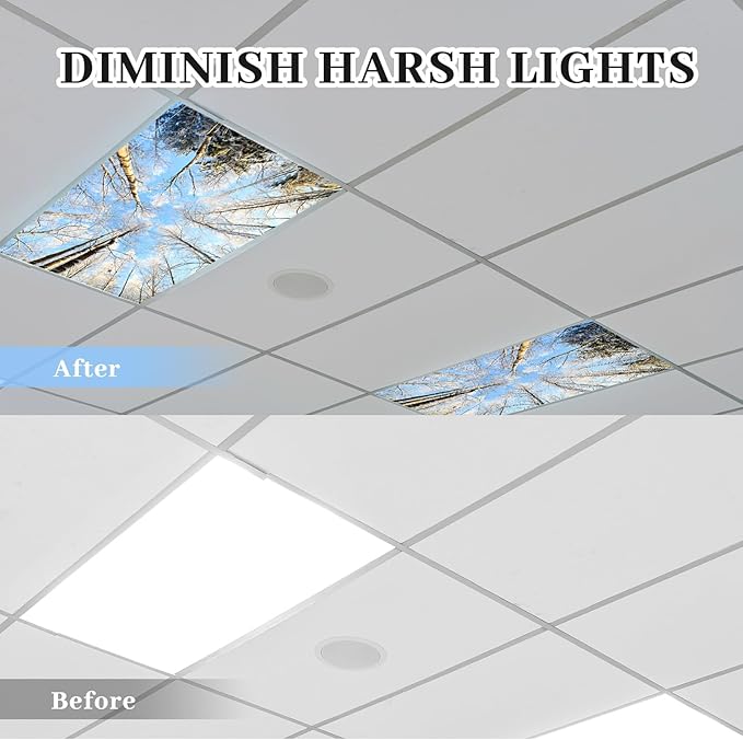 Patelai 4 x 2 Feet Fabric Fluorescent Light Cover - Image 3