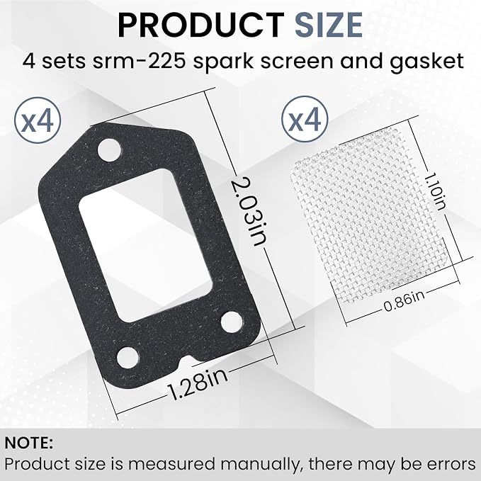 SRM-225 Spark Screen and Gasket Fit - Image 2
