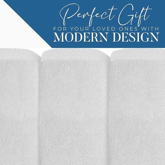 DAN RIVER Pack of 1 Bath Sheet 40x80 Inches, Super Soft Quick Dry Cotton Towels, Luxury Oversized White Bath Towels