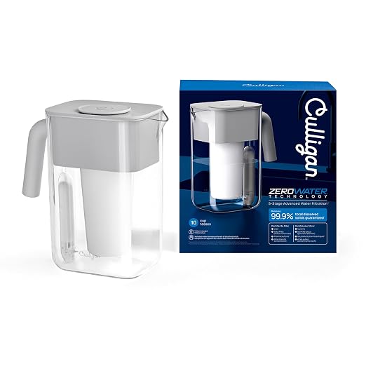 Culligan with ZeroWater Technology 10-Cup Water Filter Pitcher – Includes - Image 2