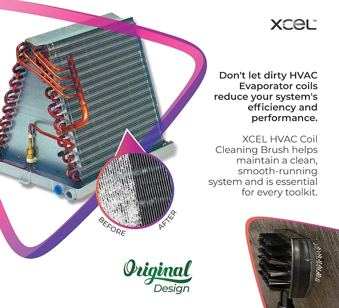XCEL Advanced HVAC Coil Cleaning Fin Brush - Image 2
