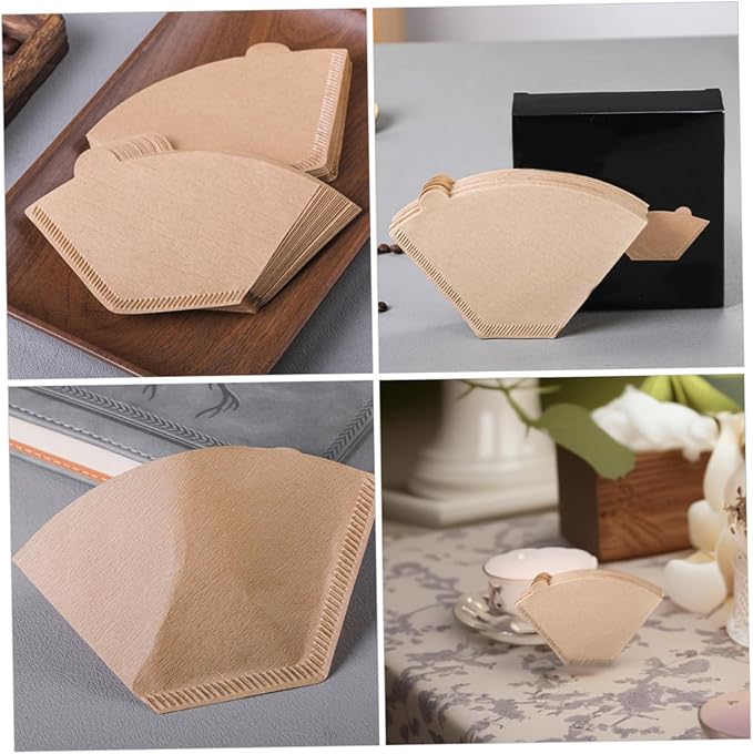 COHEALI 200pcs Unbleached Coffee Cone Filters - Image 9