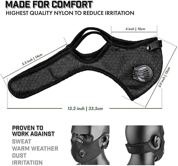 NBDIB 4 Pack Adjustable Reusable Face Protection - Image 4