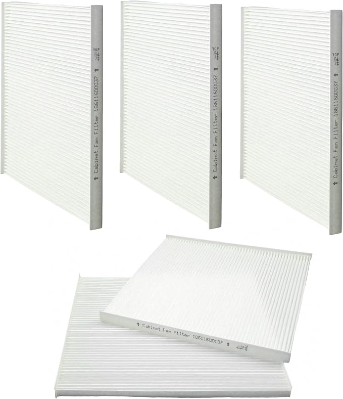 5-Pack BAIZHIHUA 18611600037 Cabinet Fan Filter Compatible by BAIZHIHUA