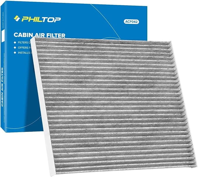 PHILTOP HEPA Cabin Air Filter w/Activated Carbon, Compatible by PHILTOP