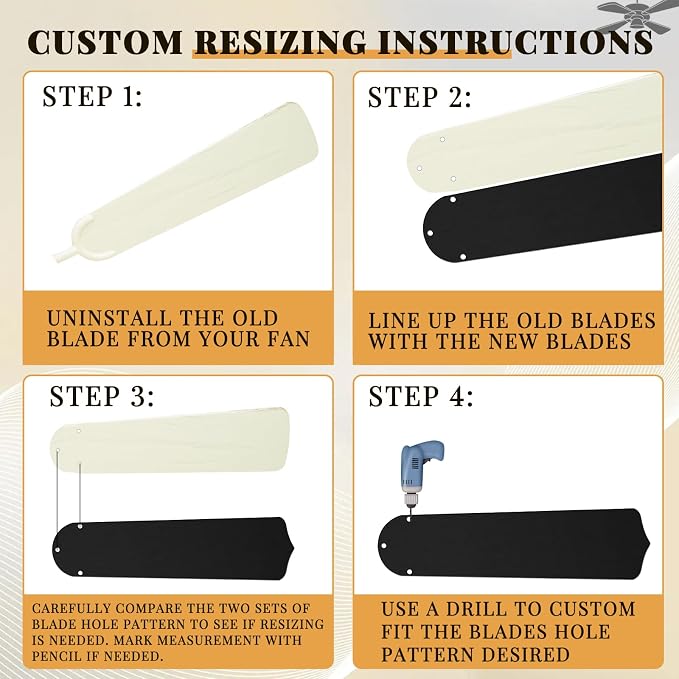 Lineshading 5 Pack 20" Replacement Fan Blades - Image 3