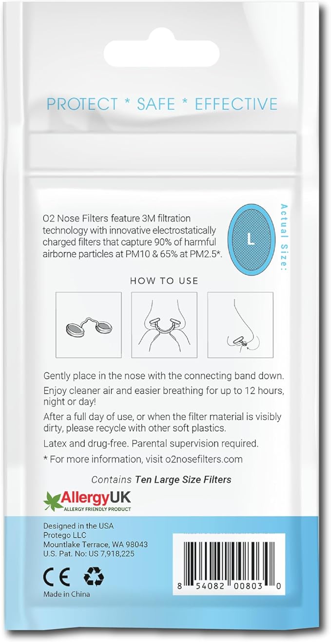 O2 Nose Filters with 3M Filtration - Image 8