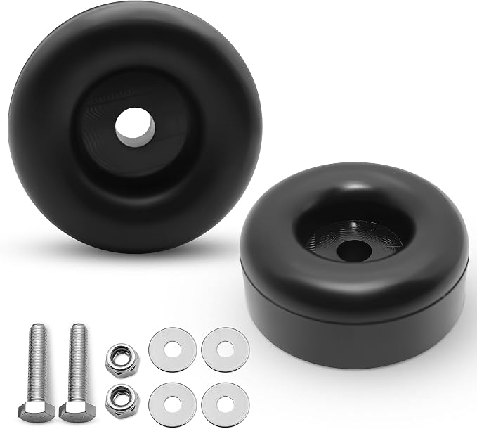 Anti Vibration Heavy Duty Rubber Foot, 1 X 2.5 Inch, Shock Pad Fit by AirCompressorFeetPad
