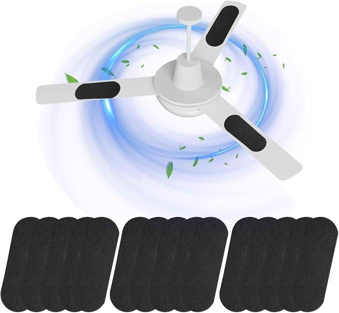 15 Pack Ceiling Fan Filters for Blades, Air Fan Filters for Ceiling Fan Blades by LBLVBNEWDFilter