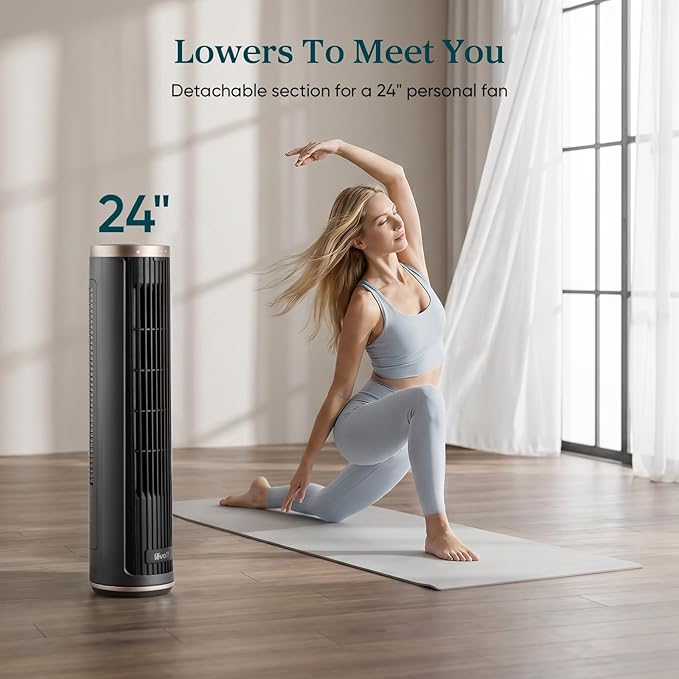 LEVOIT Tower Fan for Bedroom, Smart Standing Fan - Image 4