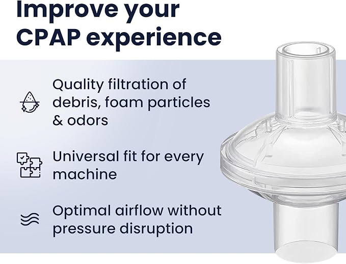 Pap MD Inline CPAP Filters for CPAP Machines | Clean Air & Enhanced Comfort - Image 4