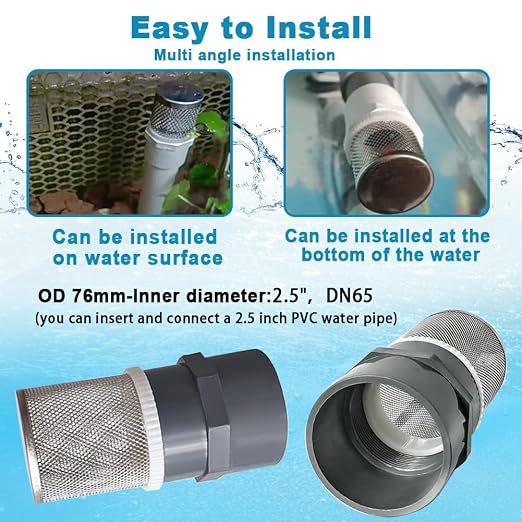 2.5 inch Stainless Steel Filter DN65/2.5" Suction Strainers Used to Remove - Image 4
