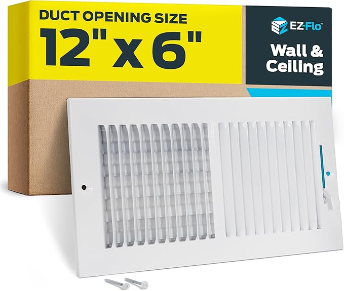 EZ-FLO 12 x 6 Inch Air Vent Cover by EZ-FLO