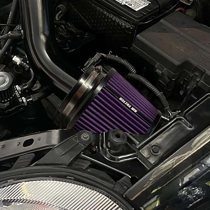 3" 3.5" 4" Inlet Car Replacement Cold Air Intake Filter 76mm 89mm 102mm 3 Sizes - Image 8