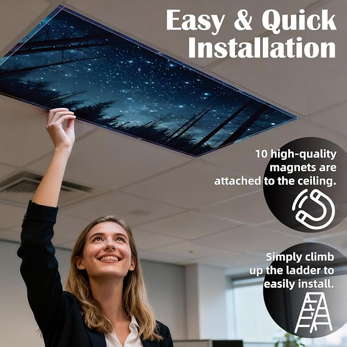 ANGSYLTH 8 Pcs Fluorescent Light Covers - Image 3