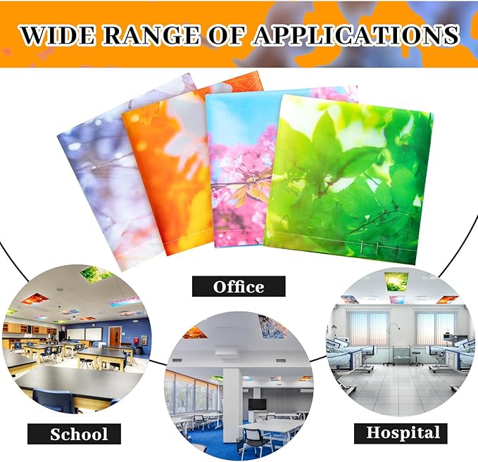 ROCEEI Pack of 4 Fluorescent Light Covers - Image 4