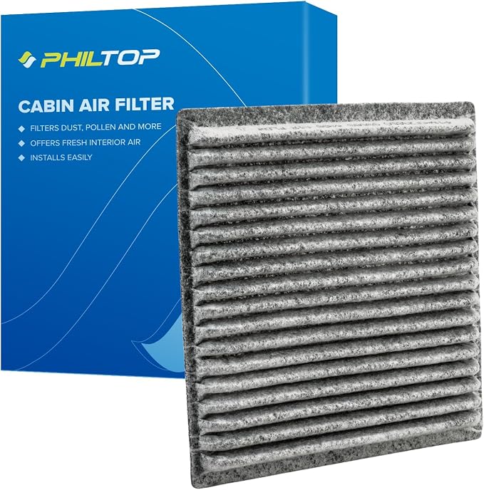 PHILTOP HEPA Cabin Air Filter w/Activated Carbon, Compatible by PHILTOP