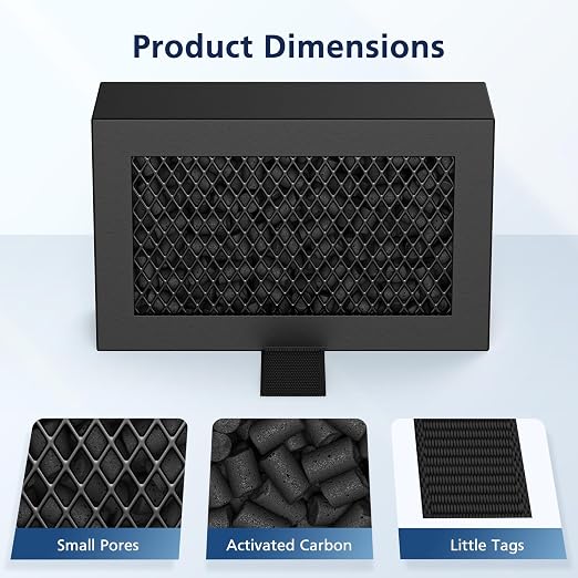2 Pack Activated Carbon Air Filter Cartridge - Image 3