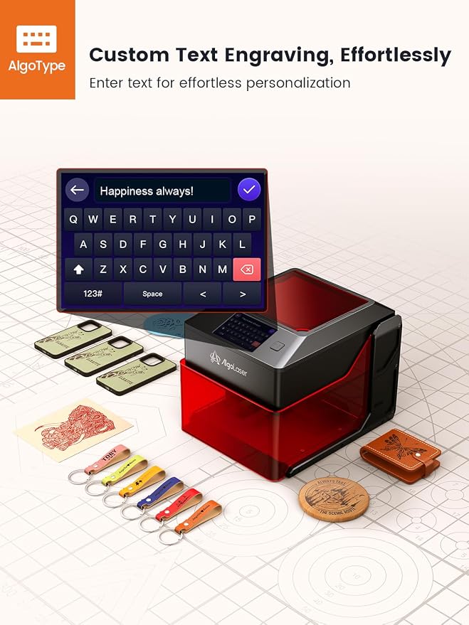 AlgoLaser 10W Portable Laser Engraver Machine: Smart Laser Engraver/Cutter - Image 13