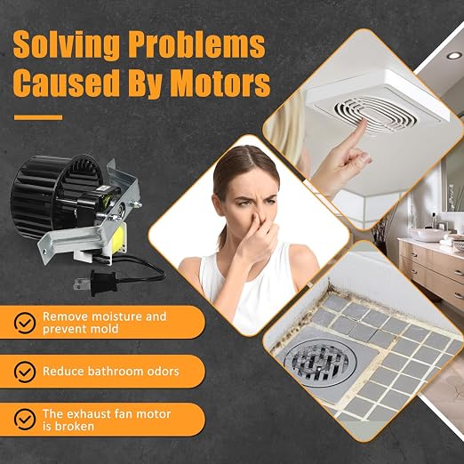 Upgrade 85598000 Bathroom Exhaust Vent Fan Motor Assembly Compatible - Image 6