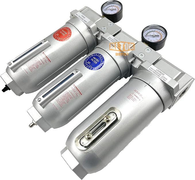 1" NPT SUPER DUTY Industrial Grade 3 Stages Filter Coalescing Desiccant Dryer - Image 3
