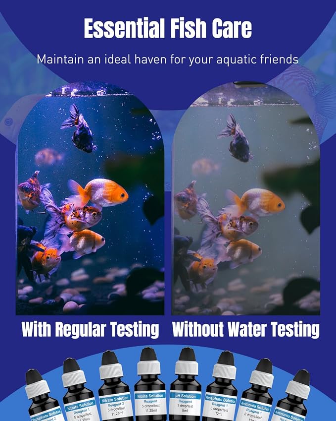 Pawfly 5 in 1 Aquarium Water Master Test Kit, Aquarium Water Test Kit Fish Tank - Image 6