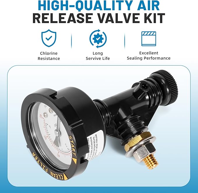 154687 Air Release Relief Valve Kit, Replacement Pool and Spa Filter Compatible - Image 4