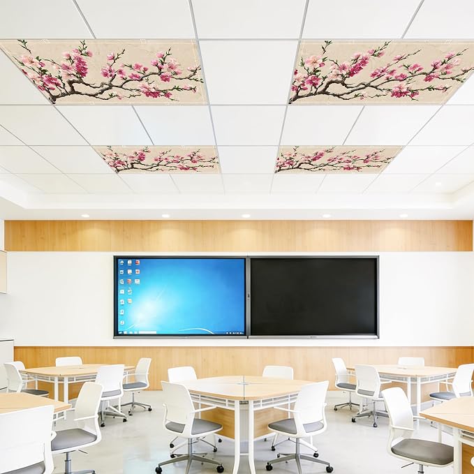 4 Pack 2x4 FT Magnetic Fluorescent Light Covers, Ceiling Light Filters - Image 8