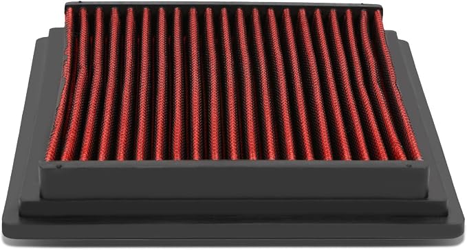 DNA Motoring AFPN-104-RD Clean Air Washable Drop In Panel Air Filter by DNAMOTORING