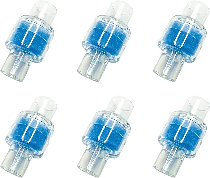 6 Pack Universal Heat Moisture Exchanger/Exchange Filter Replacement by Unknown