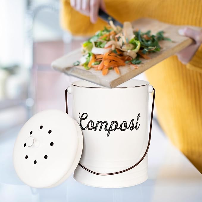AuldHome Design Kitchen Compost Bin - Image 7