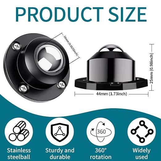 Self Adhesive Caster Wheels, Appliance Rollers - Image 4