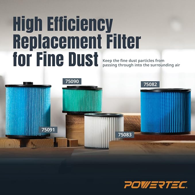 POWERTEC 16950 HEPA Cartridge Filter - Image 6