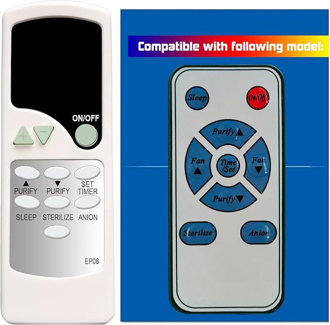 Replacement Remote Control for EdenPURE Air Purifier Sterilizer G-7 G7 by GENGQIANSI