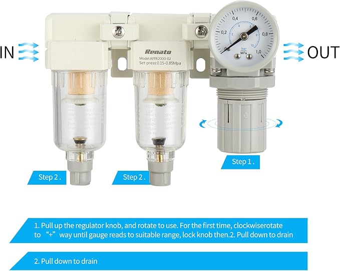 1/4" NPT Three Stage Air Drying System - Image 3