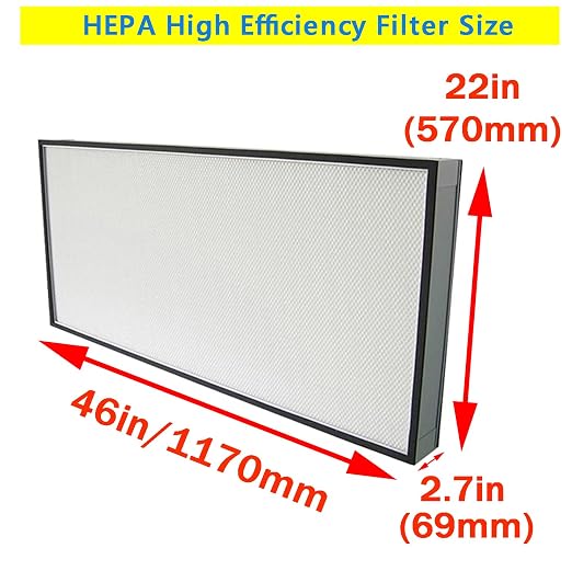 Laminar Flow Hood Filter Replacement Unit Replacement HEPA Filter Compatible - Image 2