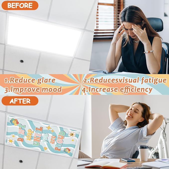 8 Pcs Fluorescent Light Covers - Image 3
