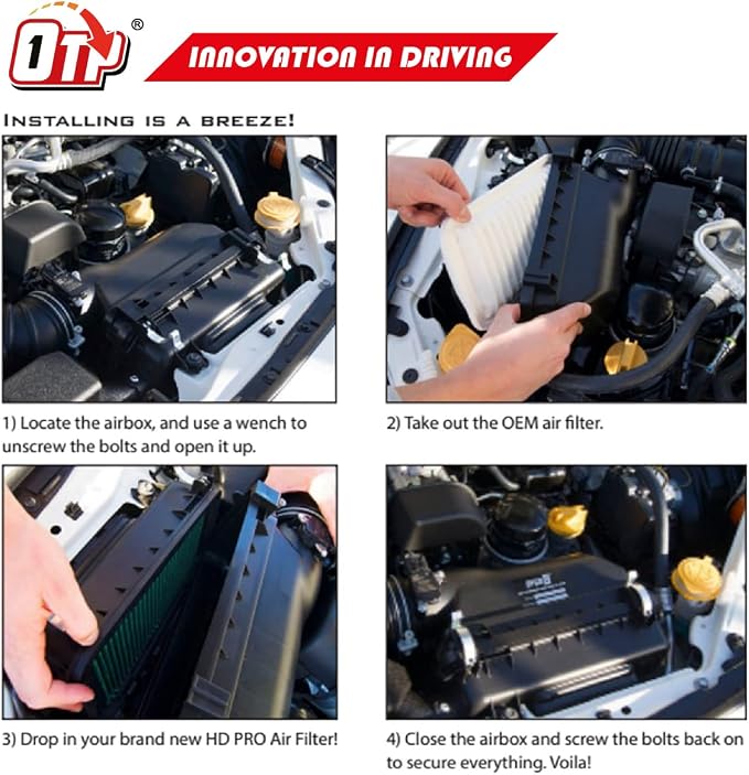 OTP2460 OTPerformance Engine Air Filter Washable : Fits - Image 3