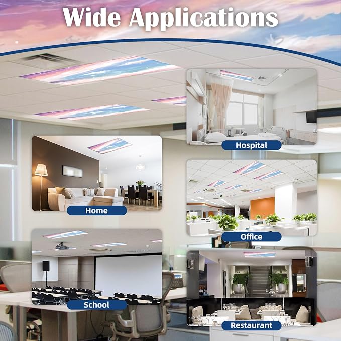 ANGSYLTH 2 Pcs Fluorescent Light Covers - Image 5