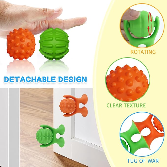Sensory Suction Cup Spinner Toys, Textured Suction Cup Toys for Autism, Quiet High Chair Toy for Calming, Sensory Spinner Toy for Classroom Bath, 2 Pack Calm Down Corner Supplies for Boys Teens