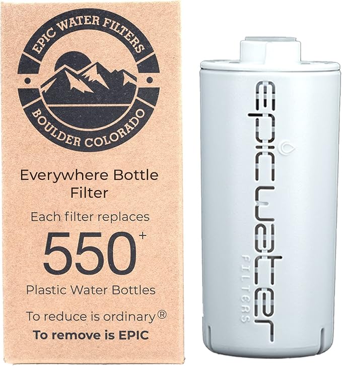 Epic Water Filters Everywhere Bottle Filter Complete Filter | 1-Pack | 75 by EpicWaterFilters