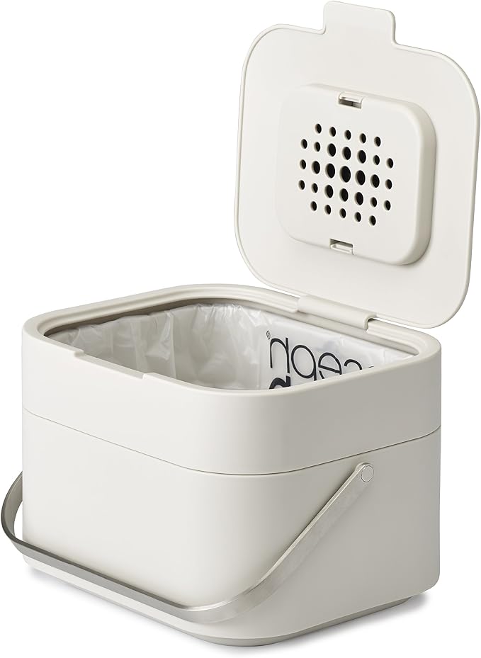 Joseph Joseph Stack Kitchen Food Intelligent Waste Compost Caddy Recycling Bin by JosephJoseph